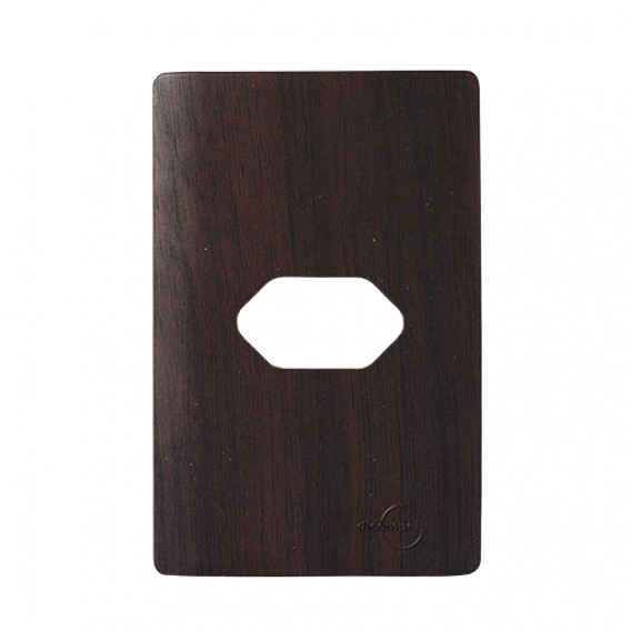 Placa p/ 1 Tomada Horizontal 4x2 -Novara Tabaco Placa p/ 1 Tomada Horizontal 4x2 -Novara Tabaco